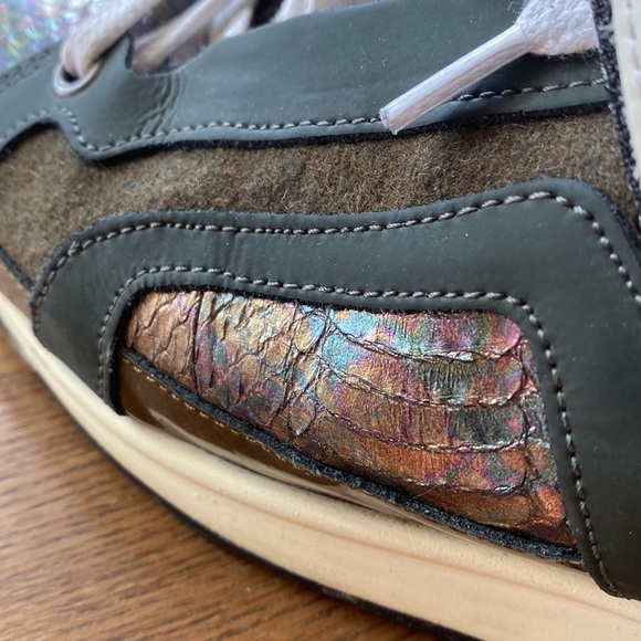 39/8-8.5 Pierre Hardy Python low top sneaker - Picture 7 of 11